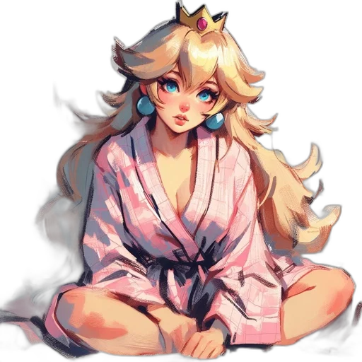 dress, dragon, pixel art, anime, watercolor, concept art, pastel, monochrome transparent PNG cut-out