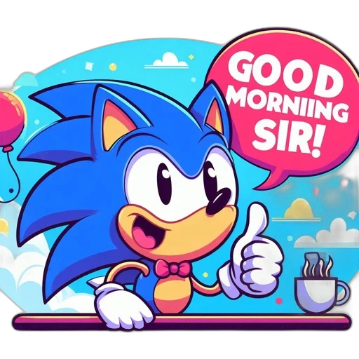 staff, cartoon, pixel art, concept art, 3d render, sonic, hedgehog, gives transparent PNG cut-out
