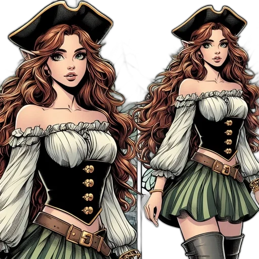 comic book art, fantasy art, concept art, cartoon, earth tones, green, detailed, illustration transparent PNG cut-out