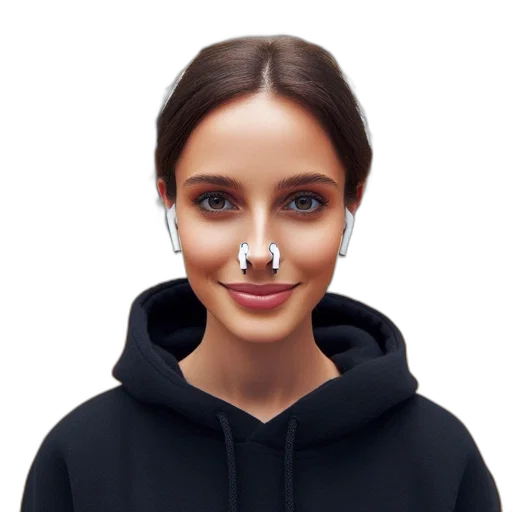 face, mask, jewelry, photorealistic, concept art, cartoon, 3d render, close-up transparent PNG cut-out