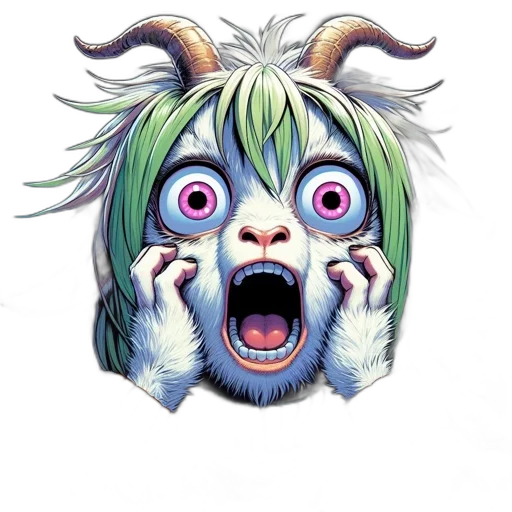 mask, creature, face, animal, concept art, anime, fantasy art, watercolor transparent PNG cut-out