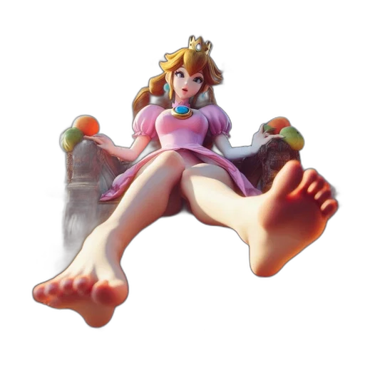 crown, dress, shoes, furniture, 3d render, concept art, vaporwave, pixel art transparent PNG cut-out