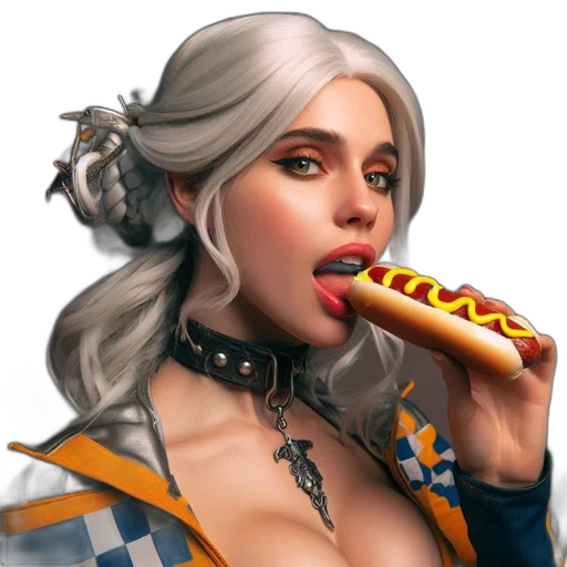 food, staff, weapon, fantasy art, concept art, photorealistic, pixel art, woman transparent PNG cut-out