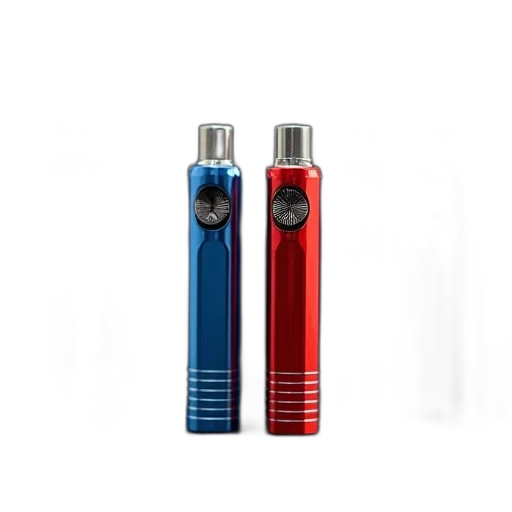 small, sized, vapor, electronic, cigarette, colorful, aluminum, battery transparent PNG cut-out