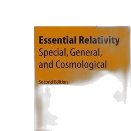 cover, essential, relativity, special, general, cosmological, rindler, featuring transparent PNG cut-out
