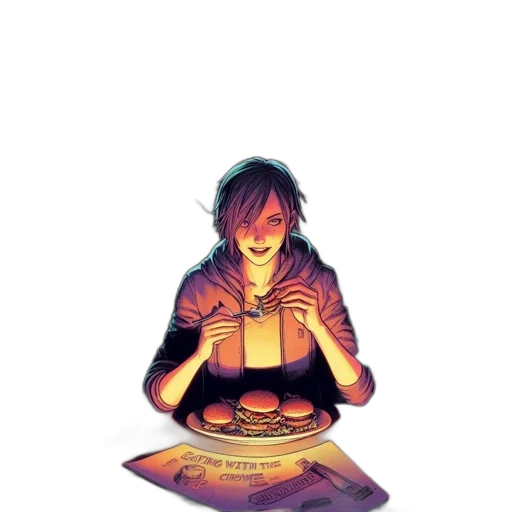 food, staff, jewelry, robot, concept art, comic book art, pixel art, watercolor transparent PNG cut-out