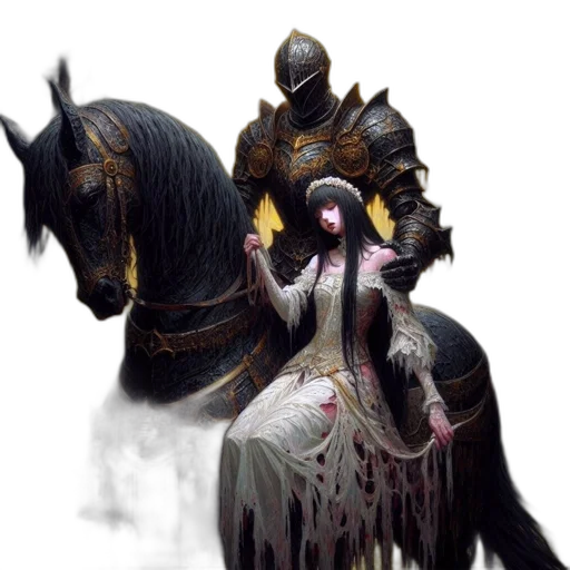 dragon, crown, sword, creature transparent PNG cut-out