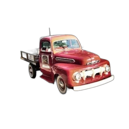 car, 3d render, photorealistic, concept art, red, truck, white, bumper transparent PNG cut-out