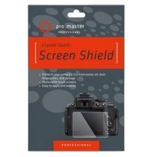 promaster, crystal, touch, screen, shield, packaging, camera, illustration transparent PNG cut-out