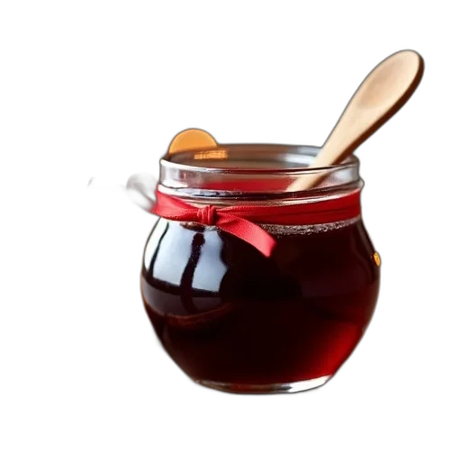 food, bottle, crown, 3d render, photorealistic, glass, jar, filled transparent PNG cut-out