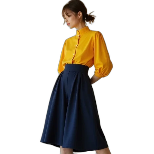 dress, jacket, staff, golden transparent PNG cut-out