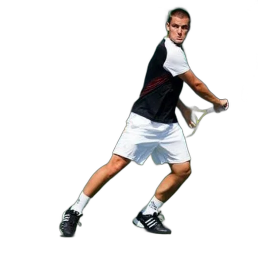 staff, photorealistic, 3d render, concept art, tennis, player, action, court transparent PNG cut-out