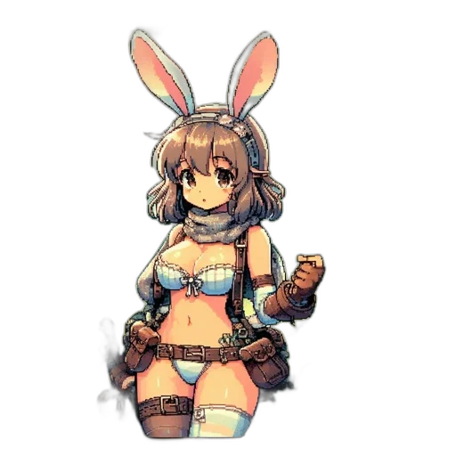 dress, weapon, robot, animal, pixel art, anime, watercolor, concept art transparent PNG cut-out
