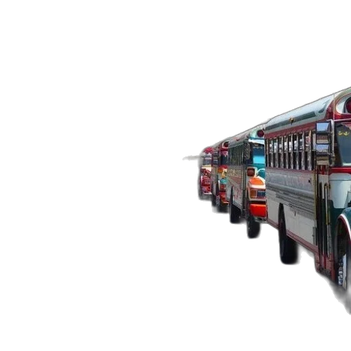 car, weapon, 3d render, concept art, photorealistic, row, colorful, buses transparent PNG cut-out