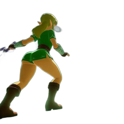 weapon, sword, staff, concept art, 3d render, fantasy art, comic book art, green transparent PNG cut-out