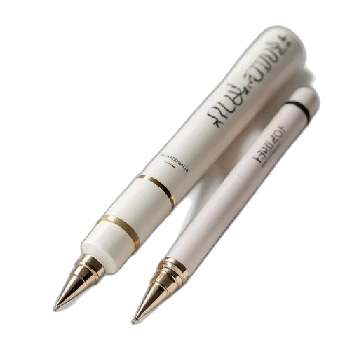 weapon, jewelry, photorealistic, two, shea, pens, white, cloth transparent PNG cut-out