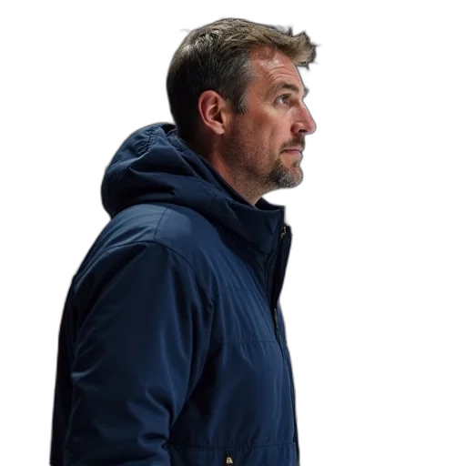 jacket, staff, hockey, coach transparent PNG cut-out