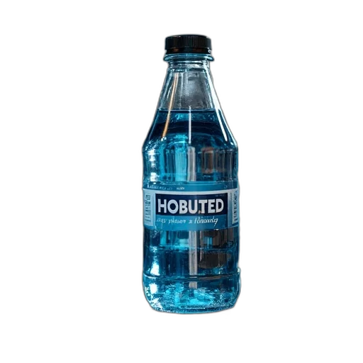 bottle, food, creature, 3d render transparent PNG cut-out