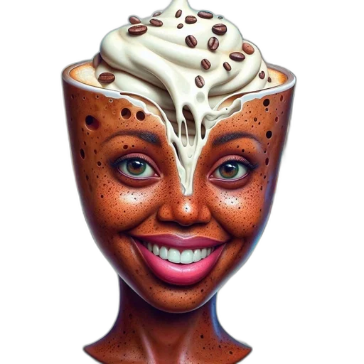 mask, face, creature, crown, photorealistic, 3d render, concept art, fantasy art transparent PNG cut-out