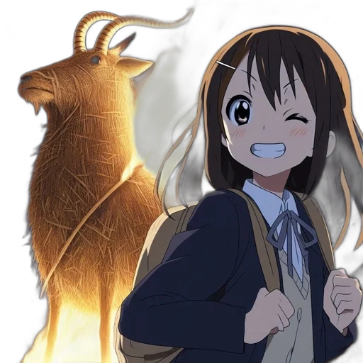 animal, creature, dress, staff, anime, cartoon, concept art, pixel art transparent PNG cut-out