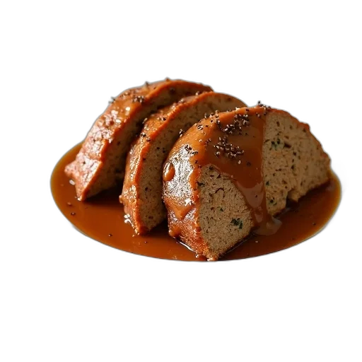 food, crown, animal, jacket, 3d render, plate, meatloaf, smothered transparent PNG cut-out