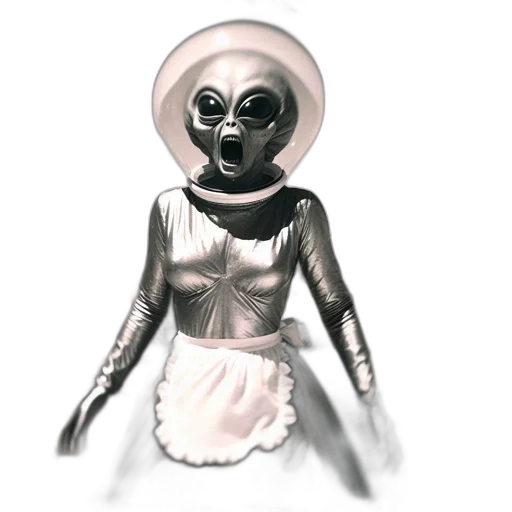 mask, dress, creature, robot, concept art, 3d render, fantasy art, comic book art transparent PNG cut-out