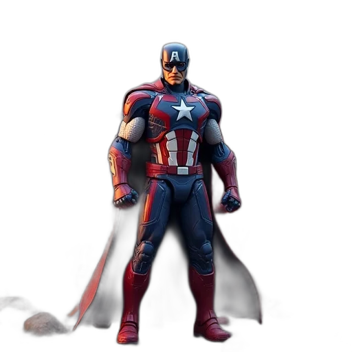 comic book art, concept art, 3d render, pixel art transparent PNG cut-out