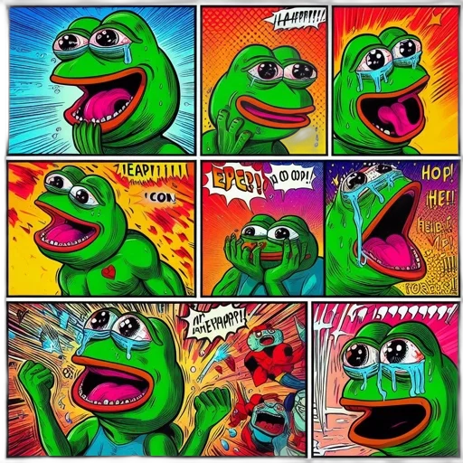 comic book art, concept art, pixel art, photorealistic, fire, pepe, frog, featured transparent PNG cut-out