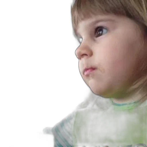 face, robot, photorealistic, 3d render, concept art, oil painting, young, child transparent PNG cut-out