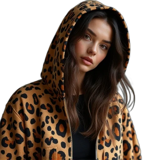 jacket, animal, photorealistic, 3d render transparent PNG cut-out