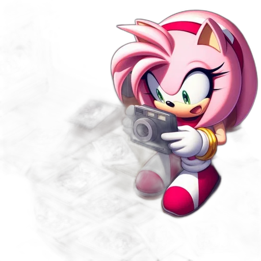 weapon, robot, animal, concept art, 3d render, pixel art, vaporwave, character transparent PNG cut-out