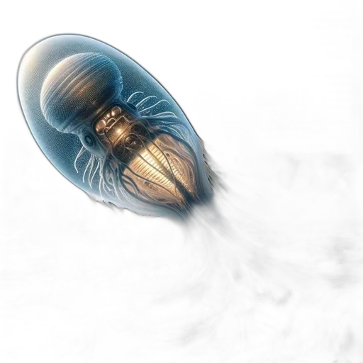 hair, mask, creature, face, concept art, 3d render, photorealistic, fantasy art transparent PNG cut-out