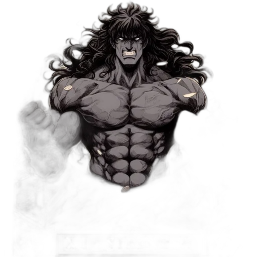 hair, animal, creature, comic book art, concept art, fantasy art, photorealistic, dark transparent PNG cut-out