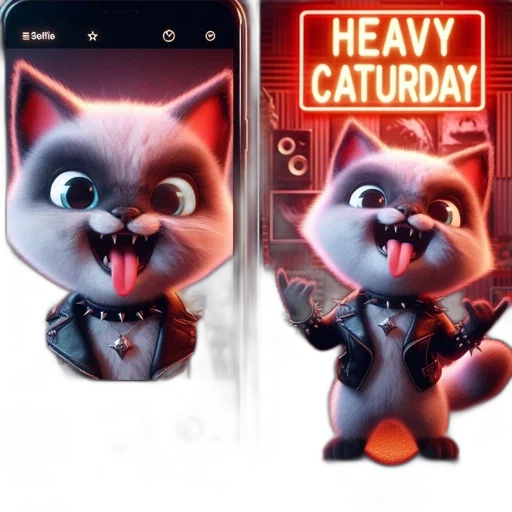 concept art, 3d render, cartoon, comic book art, animated, feline, character, depicted transparent PNG cut-out