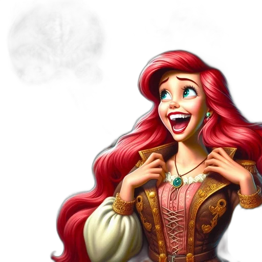 face, crown, fantasy art, 3d render, concept art, photorealistic, adventurous, scene transparent PNG cut-out