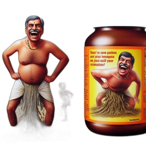 bottle, food, creature, hair, concept art, 3d render, photorealistic, image transparent PNG cut-out