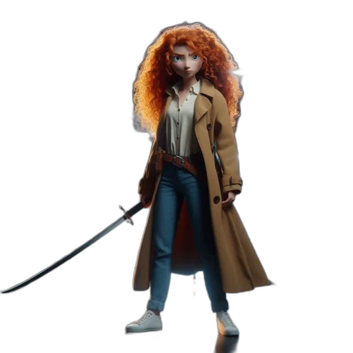 staff, jacket, concept art, 3d render, fantasy art, comic book art, animated, character transparent PNG cut-out