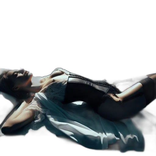 dress, robot, creature, mask, concept art, 3d render, photorealistic, cyberpunk transparent PNG cut-out