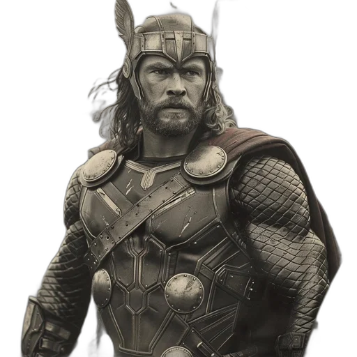 sword, animal, concept art, comic book art, fantasy art, 3d render, warrior-like, character transparent PNG cut-out