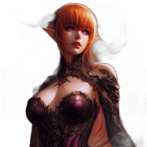 dress, dragon, face, fantasy art, concept art, photorealistic, pixel art, dark transparent PNG cut-out