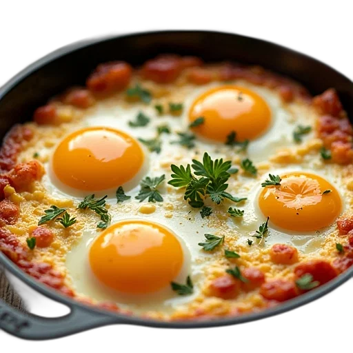 food, weapon, 3d render, photorealistic, baked, egg, dish, easy transparent PNG cut-out