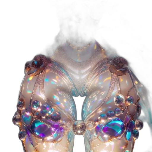 mask, crown, jewelry, face, 3d render, concept art, illuminated, jewel-encrusted transparent PNG cut-out