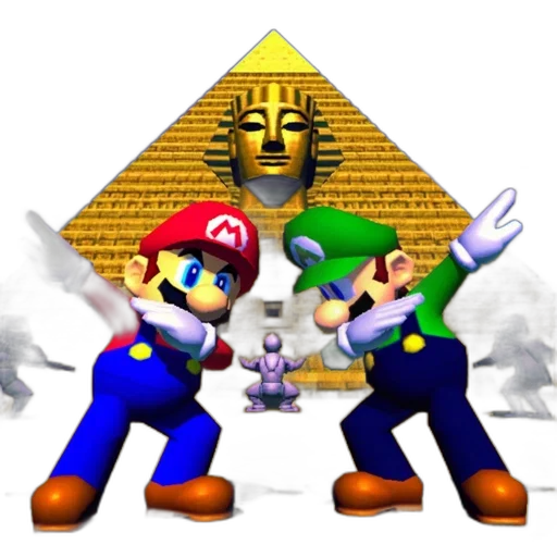mask, crown, robot, pixel art, 3d render, concept art, vaporwave, mario transparent PNG cut-out