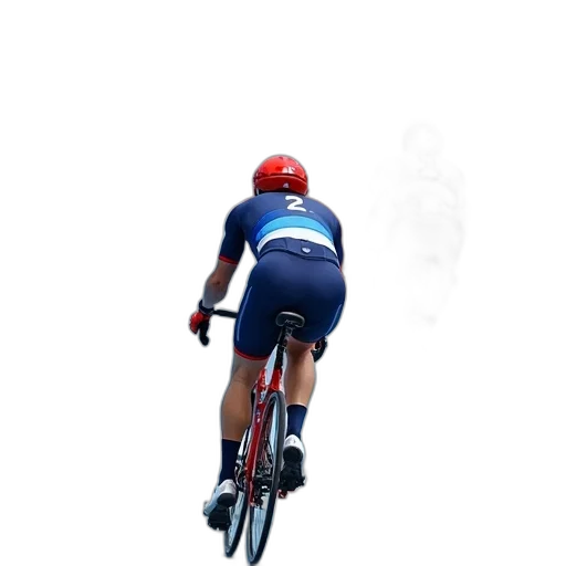 3d render, concept art, photorealistic, pixel art, two, cyclists, racing, track transparent PNG cut-out