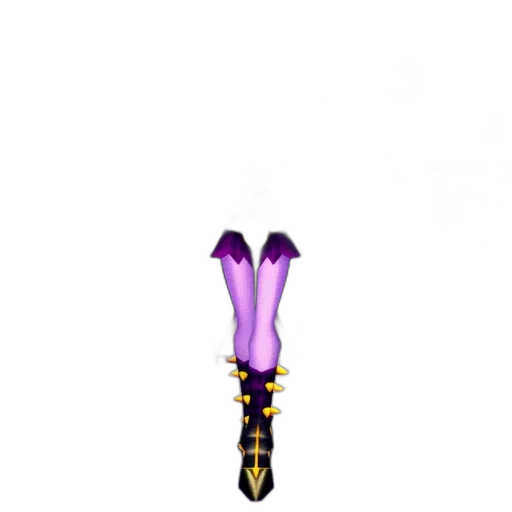 weapon, staff, sword, umbrella, pixel art, concept art, fantasy art, 3d render transparent PNG cut-out