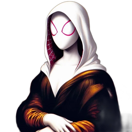 mask, face, dress, creature, concept art, pixel art, fantasy art, comic book art transparent PNG cut-out