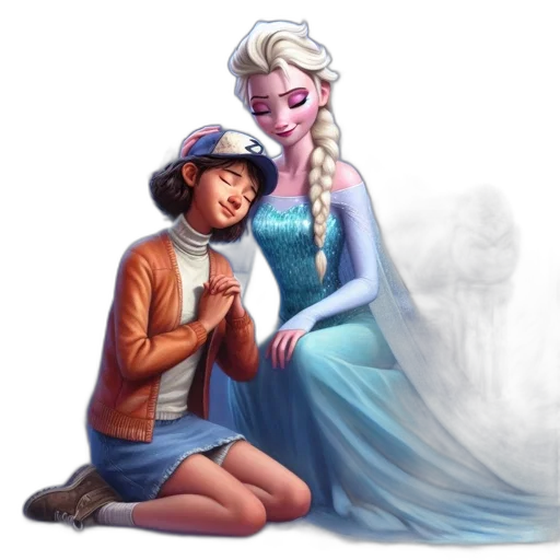 dress, fantasy art, concept art, pixel art, watercolor, snow, underwater, fire transparent PNG cut-out
