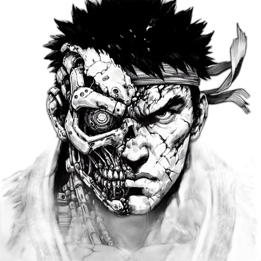 face, mask, creature, comic book art, concept art, photorealistic, fantasy art, illustration transparent PNG cut-out