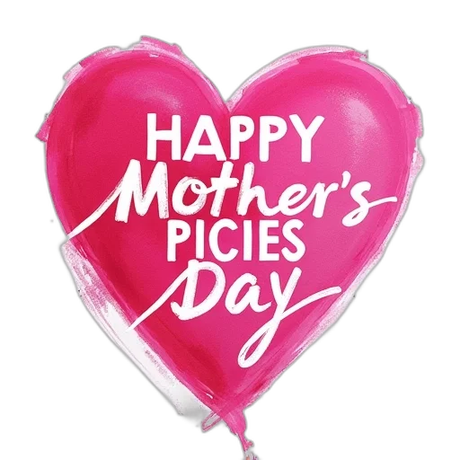 happy, mothers, day, heart transparent PNG cut-out