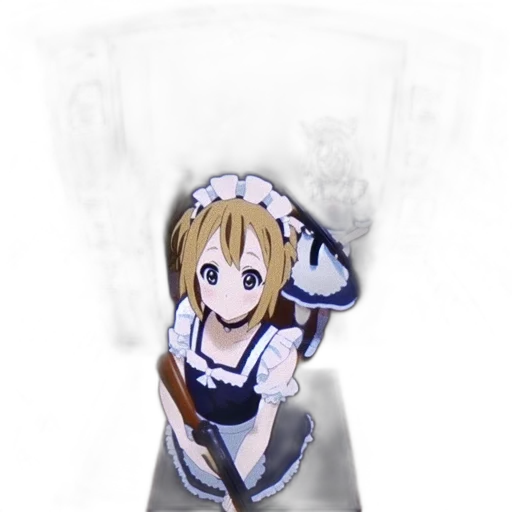 bottle, dress, robot, sword, 3d render, anime, pixel art, concept art transparent PNG cut-out